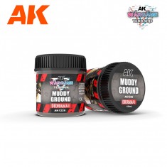 Wargame Battle Ground Terrains - Muddy Ground (100ml)