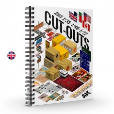 Cut-Outs Scale 1/35 1/48 1/72 (English, 202 pages) for Modelers/Diorama Enthusiasts