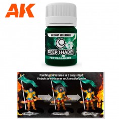 Deep Shades for Wargamers - Greendark (acrylic, 30ml)