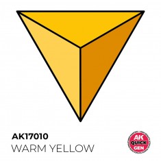 Acrylic Colour for Contrast Painting - Quick Gen #Warm Yellow (18ml)