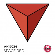 Acrylic Colour for Contrast Painting - Quick Gen #Space Red (18ml)