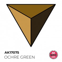 Acrylic Colour for Contrast Painting - Quick Gen #Ochre Green (18ml)