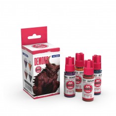 Acrylic Colour set for Contrast Painting - Quick Gen #Demons (4x 18ml)