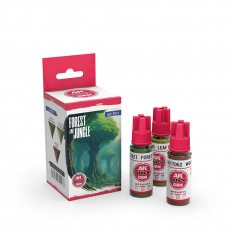 Acrylic Colour set for Contrast Painting - Quick Gen #Forest & Jungle (3x 18ml)