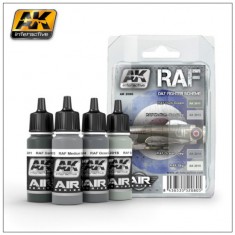 Acrylic Paint Set - RAF Day Fighter Scheme Colours (17ml x 4)