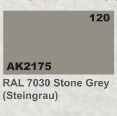 Acrylic Paint - RAL 7030 Stone Grey Steingrau (17ml)