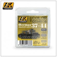 1937-1944 German Military Vehicles Standard Colour Combo Paint Set (17ml x3)