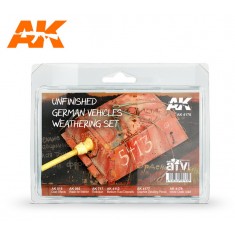Unfinished German Vehicles Weathering Set (Rotbraun, Wash & More)
