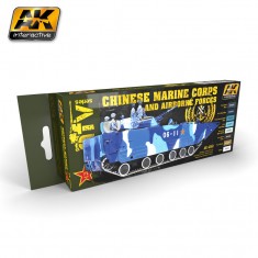 Acrylic Paint Set - Chinese Marine Corps and Airborne Forces (8 x 17ml)