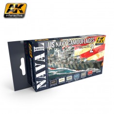 Acrylic Paint Set - US Navy Camouflages Vol.2 (6 x 17ml)