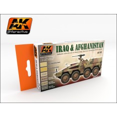 Iraq & Afghanistan (sand Coloured paint schemes) Weathering Set (6 acrylic colors)