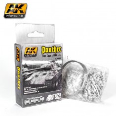 1/35 Panther Tank Metal Tracks Late Type 1944-1945 (Assembled)