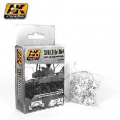 1/35 Sherman T54E2 "Cuff Design" Metal Tracks (Unassembled)
