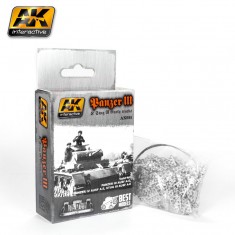 1/35 German Panzer III & Stug III Early Metal Tracks (Assembled)