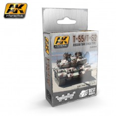 1/35 Russian Tank T-55/T-62 (RMSH Type) White Metal Tracks (Unassembled)