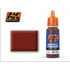 Acrylic Paint - Flat/Matt Old Rust for Old Rusty Surfaces (17ml)