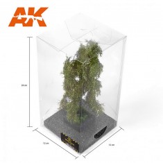 Birch Summer Tree for H0 / 1/72 / 1/48 Scale Scene (height: 190-200mm approx.)