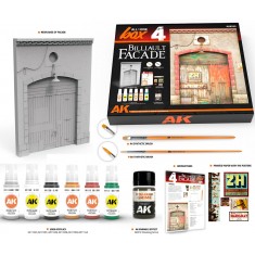 All In One Set Box 4 - Billiault Facade (resin kit, paints, effects, brush)