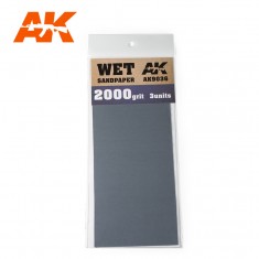 Wet Sandpaper 2000 Grit (3pcs)