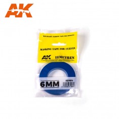 Blue Masking Tape for Curves #6mm