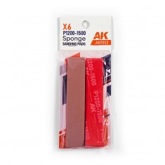 Sanding Pads P1200-1500 Sponge (6pcs)