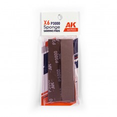 Sanding Pads P3000 Sponge (6pcs)