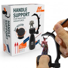 Handle Support for Painting Miniatures