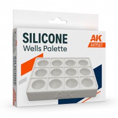 Silicone 12-well Palette