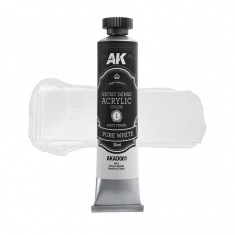 Artist Dense Acrylic Colour - Pure White (20ml, matt finish)