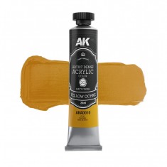 Artist Dense Acrylic Colour - Yellow Ochre (20ml, matt finish)