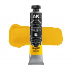 Artist Dense Acrylic Colour - Golden Yellow (20ml Tube, Matt Finish)