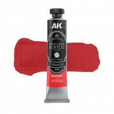 Artist Dense Acrylic Colour - Crimson (20ml Tube, Matt Finish)