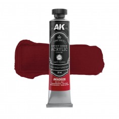 Artist Dense Acrylic Colour - Burgundy Wine Red (20ml Tube, Matt Finish)