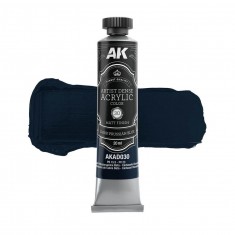Artist Dense Acrylic Colour - Dark Prussian Blue (20ml Tube, Matt Finish)