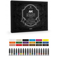 Artist Dense Acrylic Colour Full Range Deluxe Edition Box (18 tubes, 20ml each, matt)