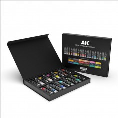 Artist Dense Acrylic Colours Set #Expansion 01 (18 Tubes, 20ml Each) [Deluxe Edition]