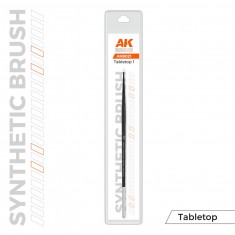 Synthetic Tabletop Brush #1 (for models and miniatures)