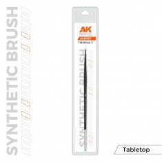 Synthetic Tabletop Brush #2 (for models and miniatures)