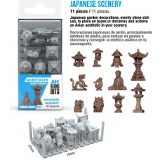 Wargame Scenery - Japanese Scenery (11pcs)