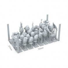 Wargame Scenery Basing Bits - Fantasy Football Balls (25pcs)