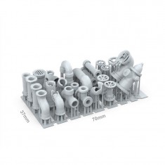 Wargame Scenery Basing Bits - Pipes (23pcs)
