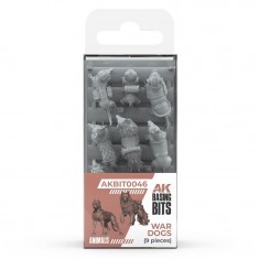 Wargame Basing Bits - War Dogs (9pcs)