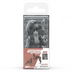 Wargame Basing Bits - Dogs (9pcs)
