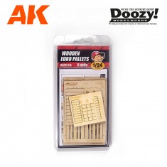 1/24 Wooden Euro Standard Pallets (5pcs)