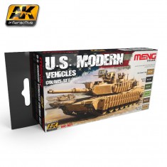 Acrylic Paint Set - US Modern Vehicles Colours in Desert Scenarios (6 x 17ml)