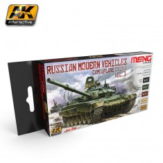 Acrylic Paint Set - Russian Modern Vehicles Camouflage Colours Vol.1 (6 x 17ml)