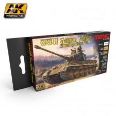 Acrylic Paint Set - WWII German Vehicle Camouflage Colours Vol.1 (6 x 17ml)