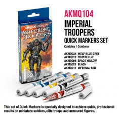 Quick Marker Set for Wargamers - Imperial Troopers (5 colours)