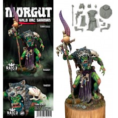 75mm Scale Figure - Morgut Wild Orc Shaman (height: 150mm)