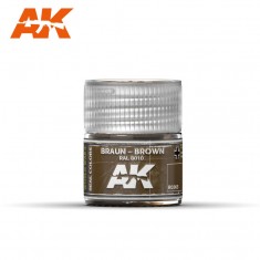 Real Colours Series Acrylic Lacquer Paint - Braun-Brown RAL 8010 (10ml)